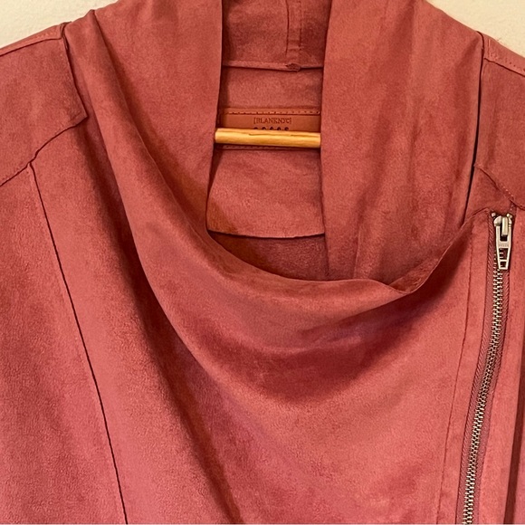 Blank NYC Medium Faux Suede Zipper Front Funnel Neck Jacket - Picture 4 of 13
